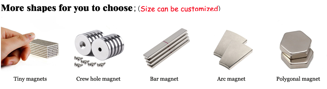 Magnet shape choose