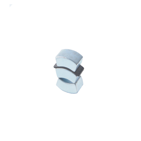 Small size galvanized arc curved neodymium magnets - Motor Arc