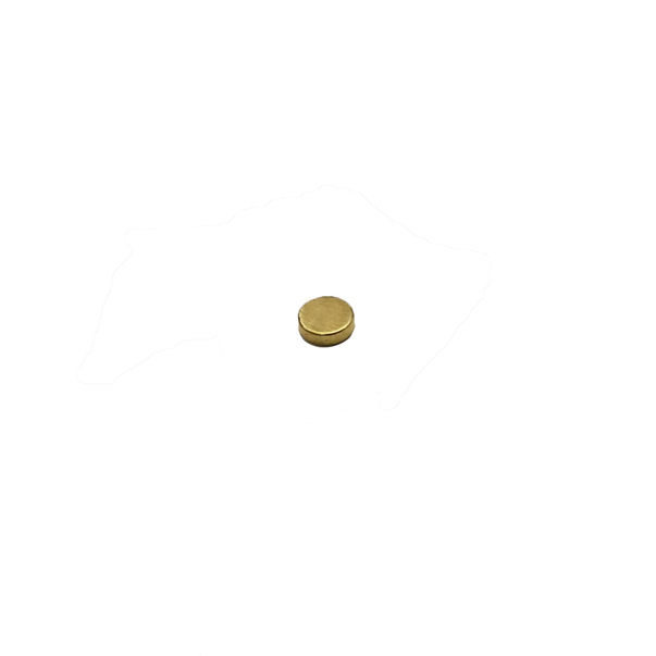 Power magnet, Disc 8x3 mm., Gold