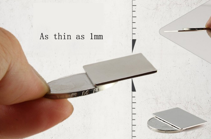 1mm thick rectangular magnet