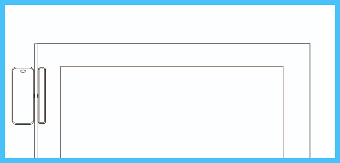Door Magnetic Sensor Magnet Installation
