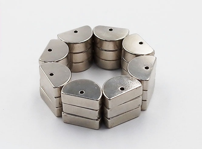 semicircular neodymium magnets with holes