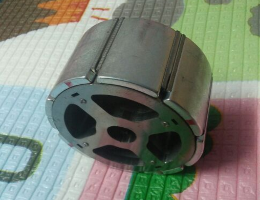 brushless DC motor arc magnets