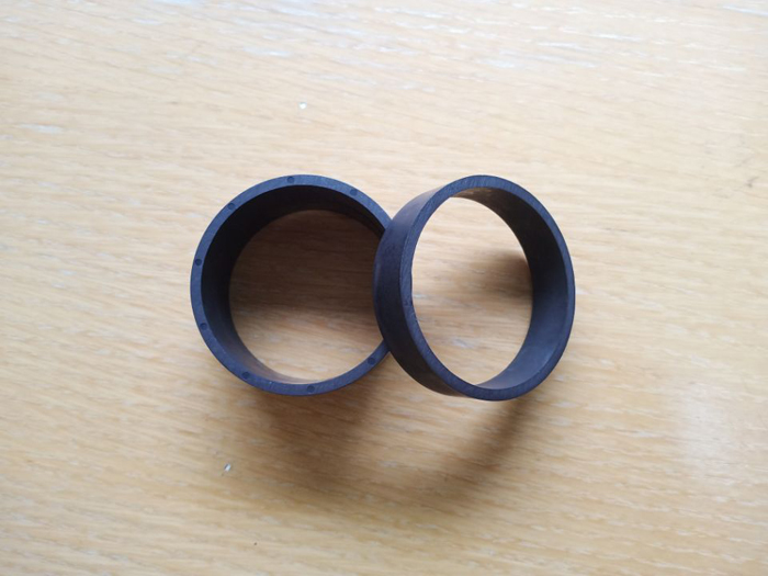 Injection molded ferrite magnetic ring sample