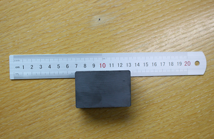 Rectangular block ceramic ferrite 59mm x 39mm x 5mm