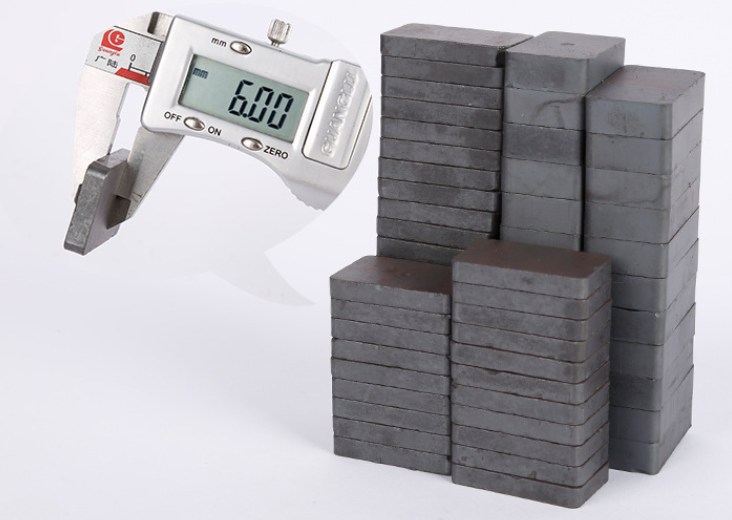 Ceramic ferrite blocks of various thicknesses