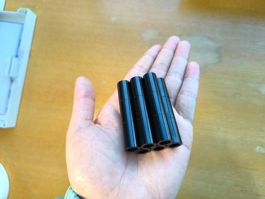 Radially magnetized 6 pole hollow cylinder ring 12x8x20mm