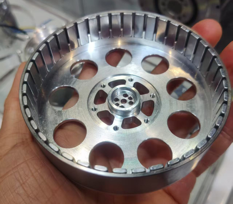 Neodymium block magnets for use in electric motors