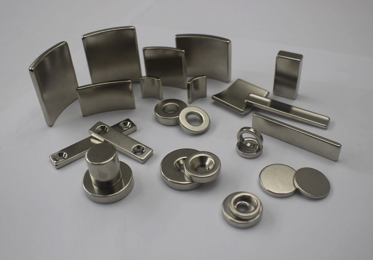 Examples of the shapes of some neodymium magnets